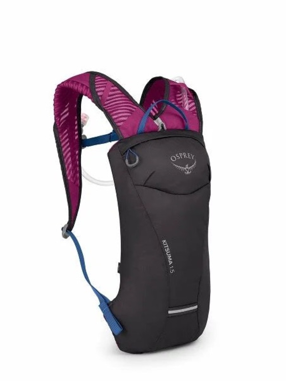 NOWT Osprey Kitsuma 1.5 Hydration Pack Cycling Hiking Black Pink Blue Never Used